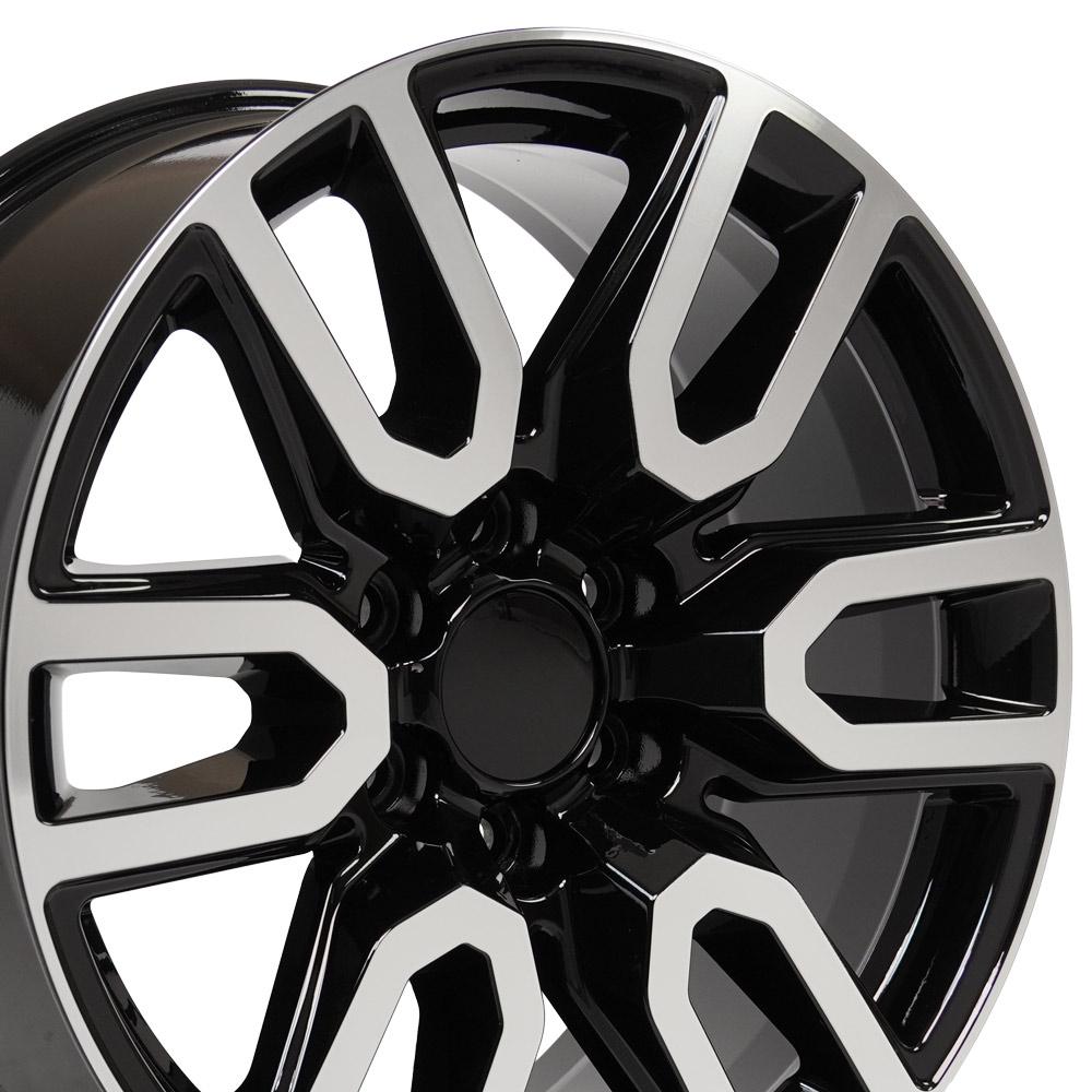 OE Wheels CV36 20x9 Gloss Black Machined replica wheel