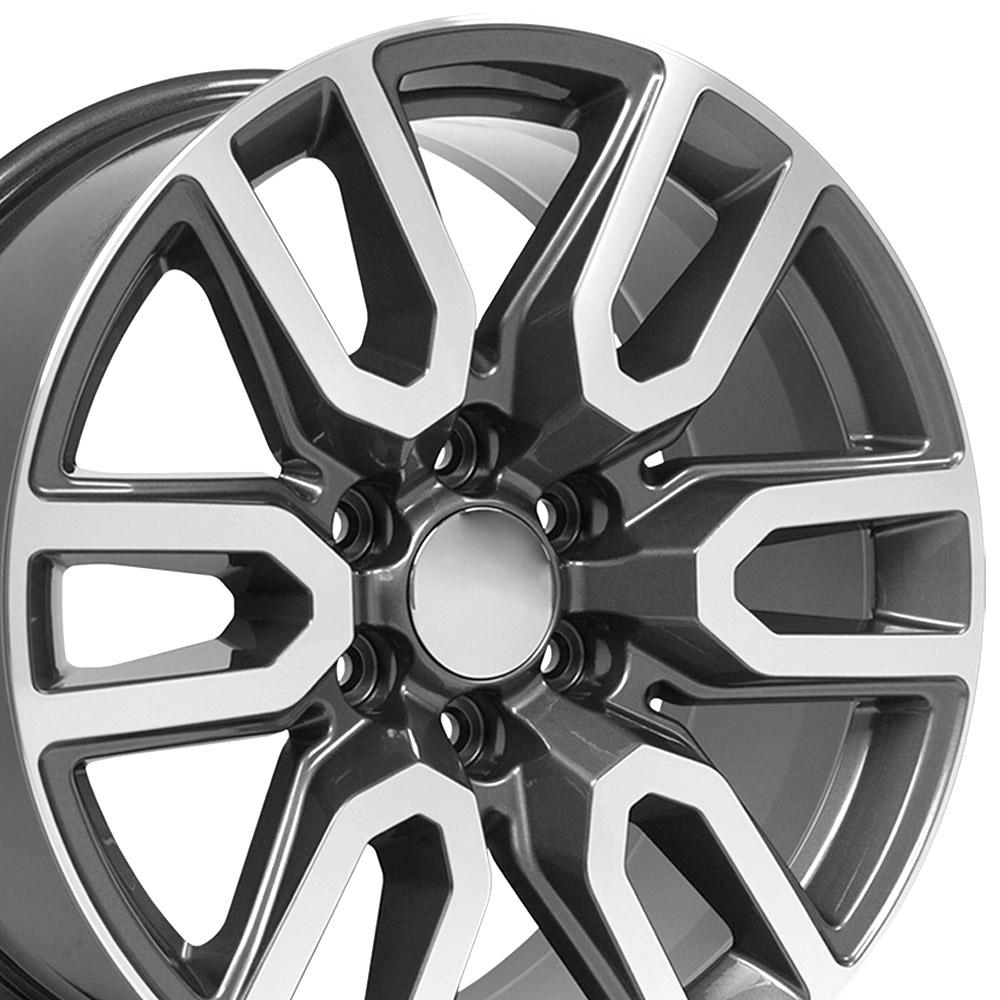 OE Wheels CV36 20x9 Gloss Gunmetal Machined replica wheel