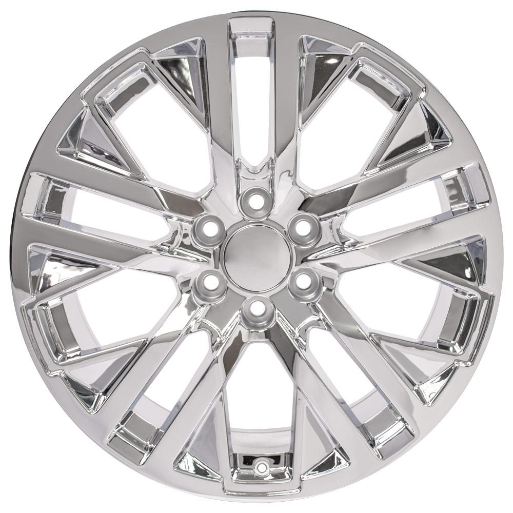 OE Wheels CV38 22x9 Chrome replica wheel