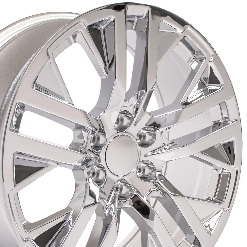 OE Wheels CV38 22x9 Chrome replica wheel