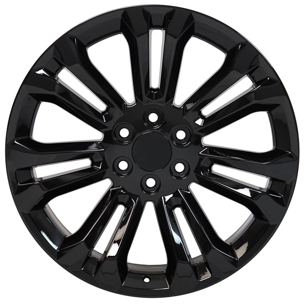 OE Wheels CV43B 22x9 Gloss Black replica wheel