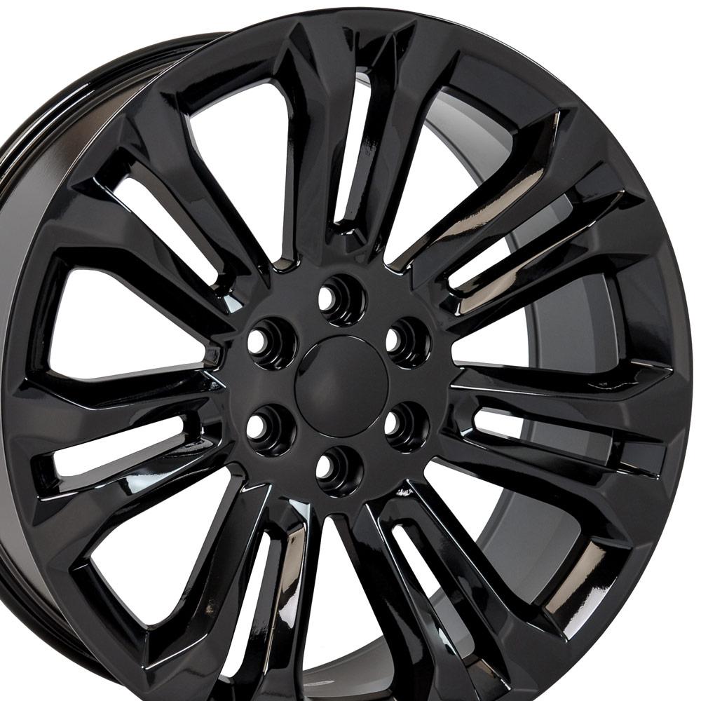OE Wheels CV43B 22x9 Gloss Black replica wheel