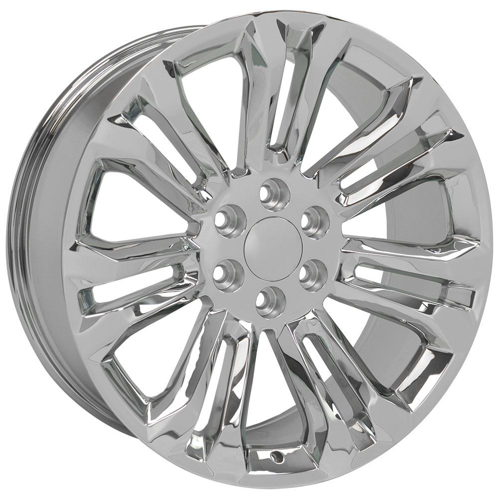 OE Wheels CV43B 22x9 Chrome replica wheel