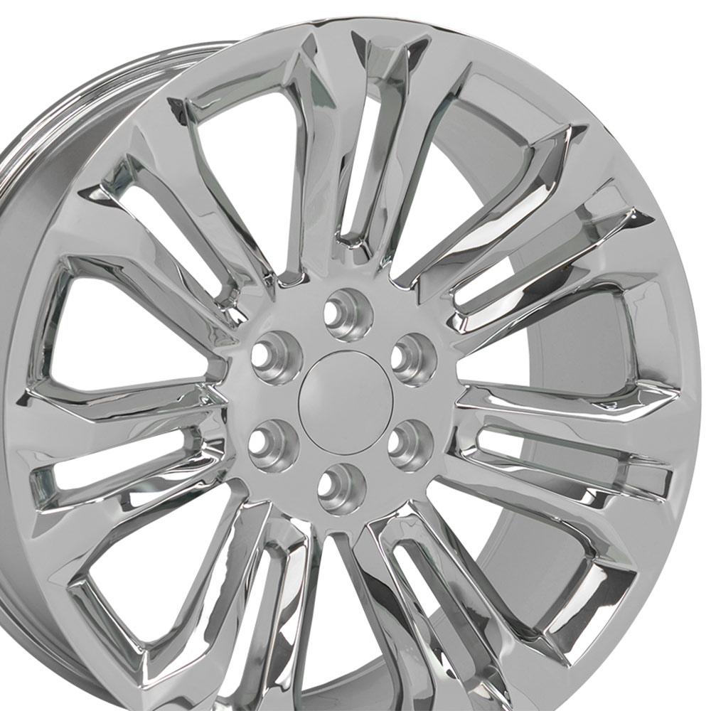 OE Wheels CV43B 22x9 Chrome replica wheel