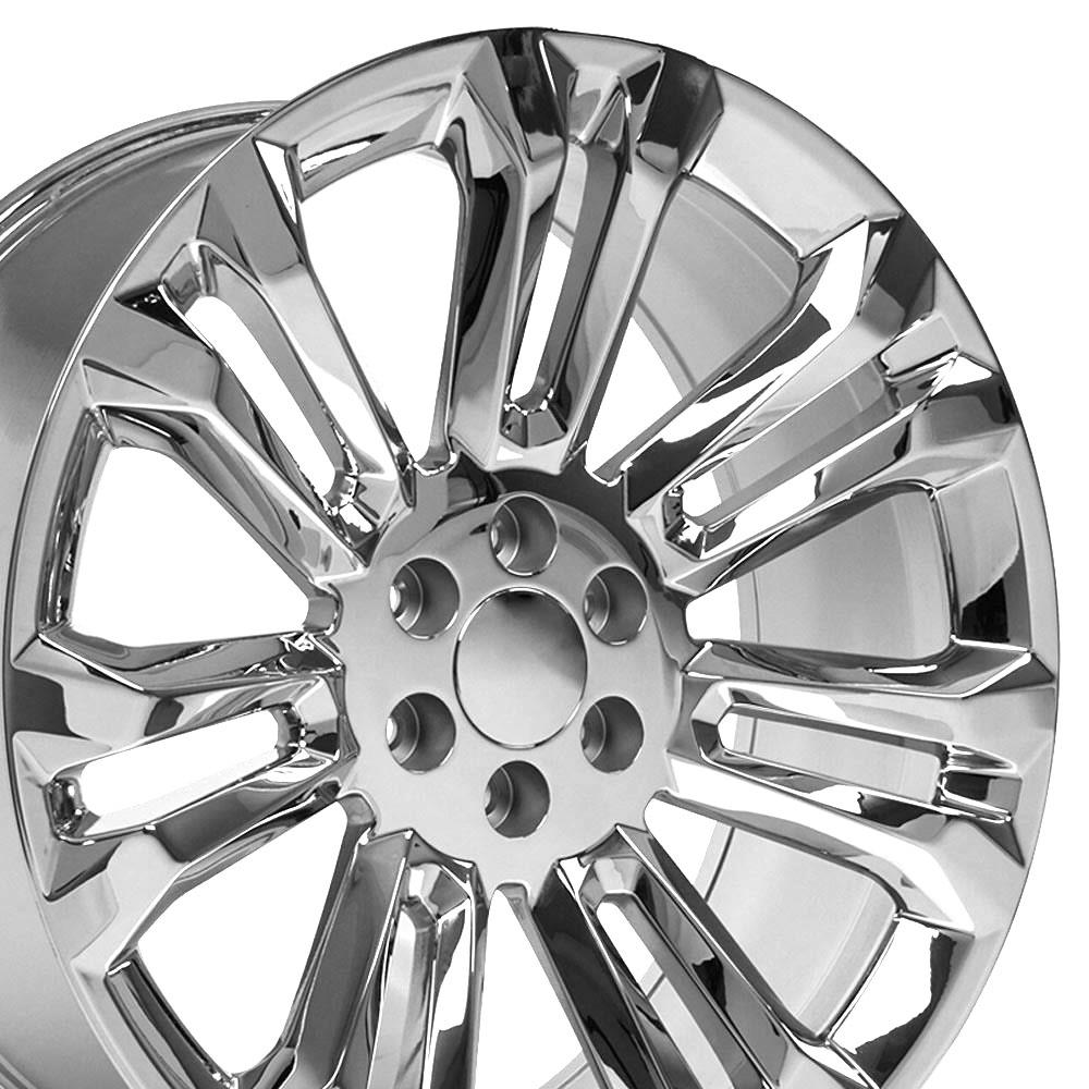 OE Wheels CV43B 24x10 Chrome replica wheel