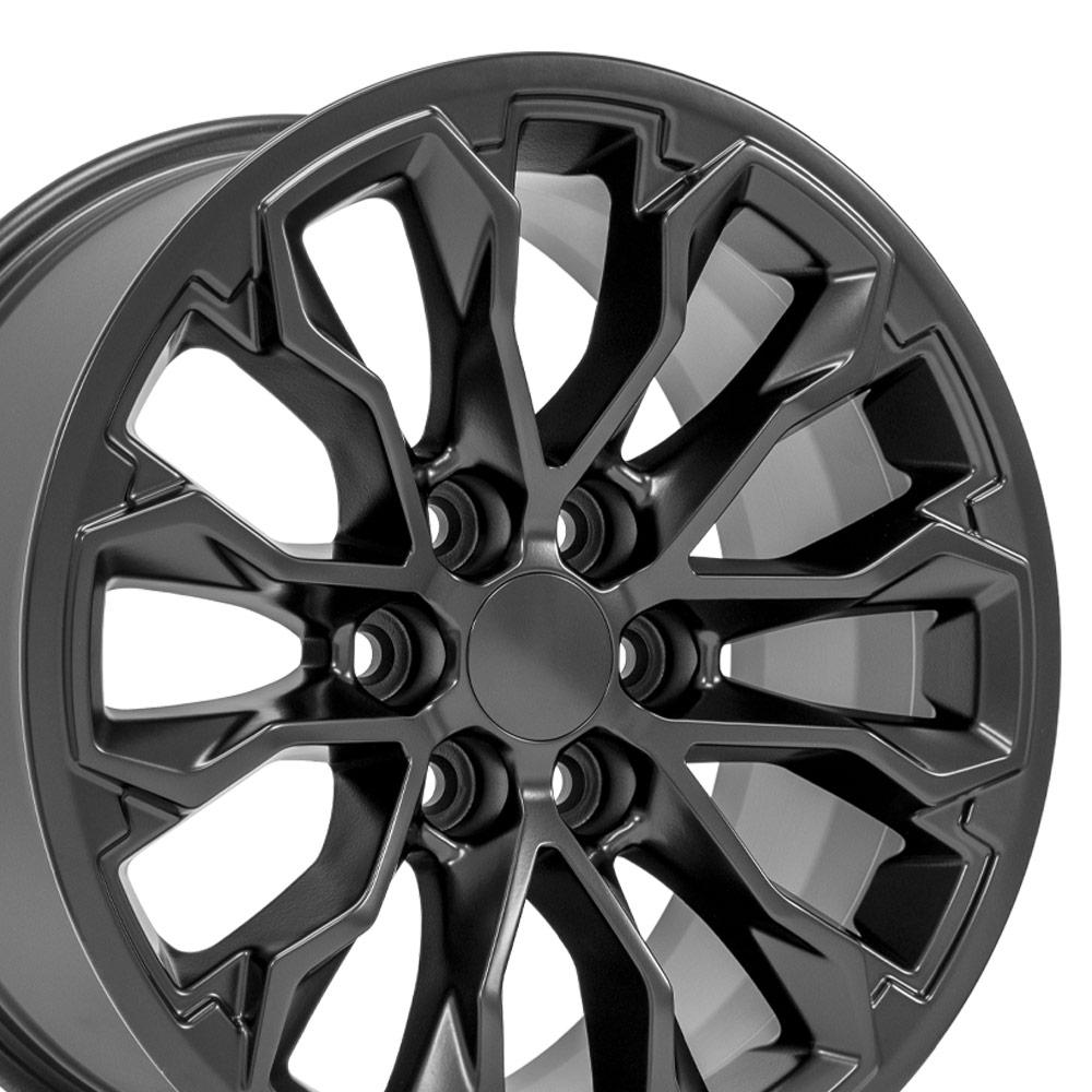 OE Wheels CV54 17x8 Satin Black replica wheel