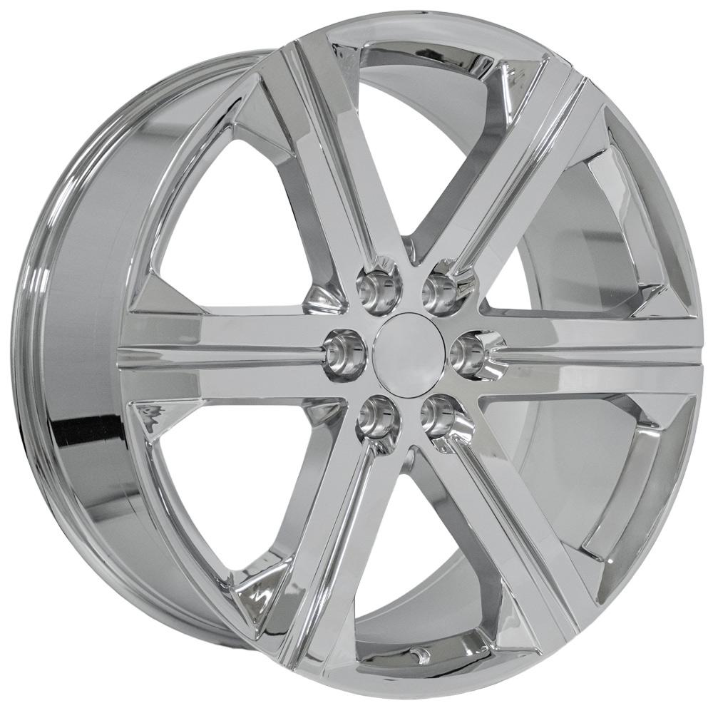 OE Wheels CV60 24x10 Chrome replica wheel