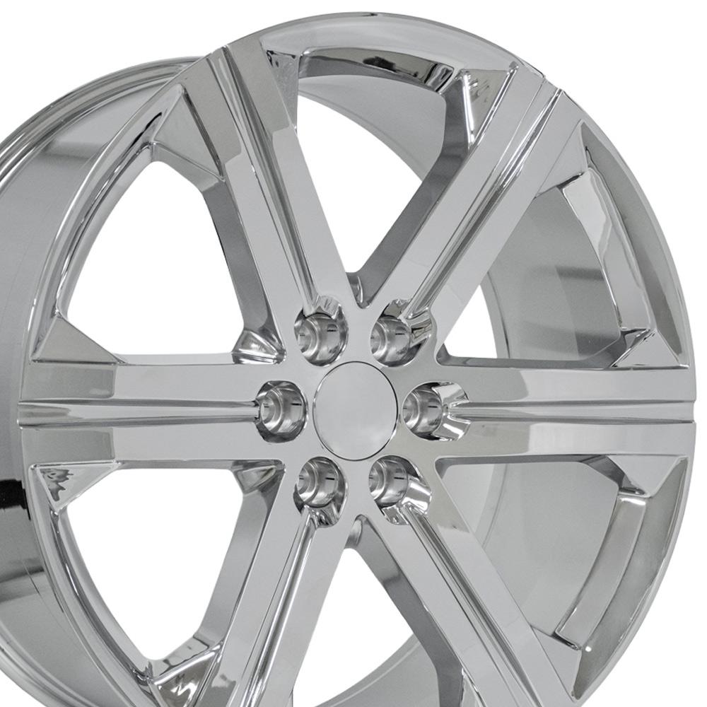 OE Wheels CV60 24x10 Chrome replica wheel