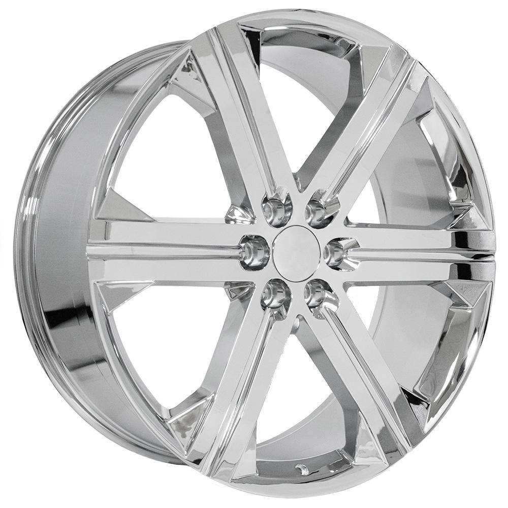 OE Wheels CV60 26x10 Chrome replica wheel