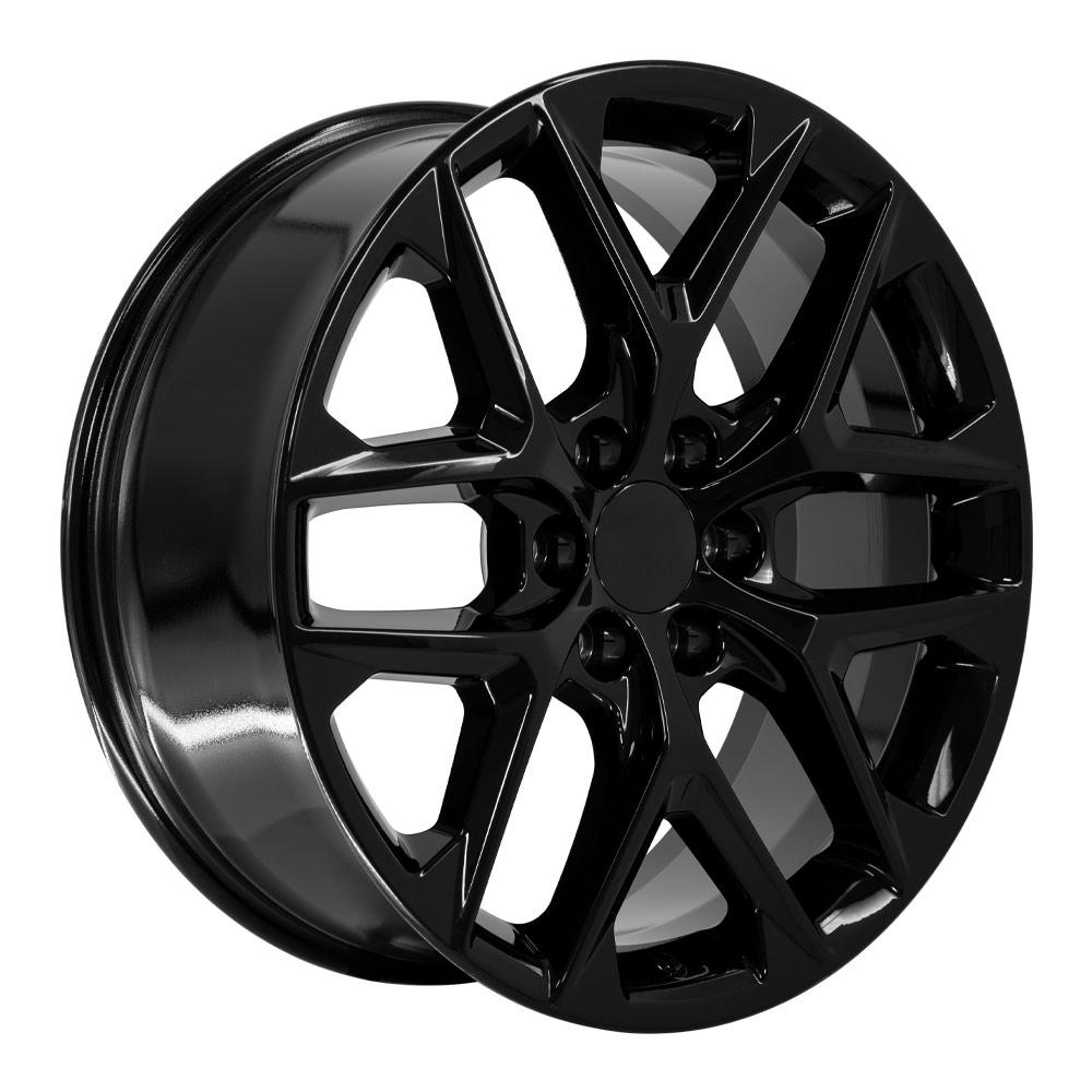 OE Wheels CV62 22x9 Gloss Black replica wheel