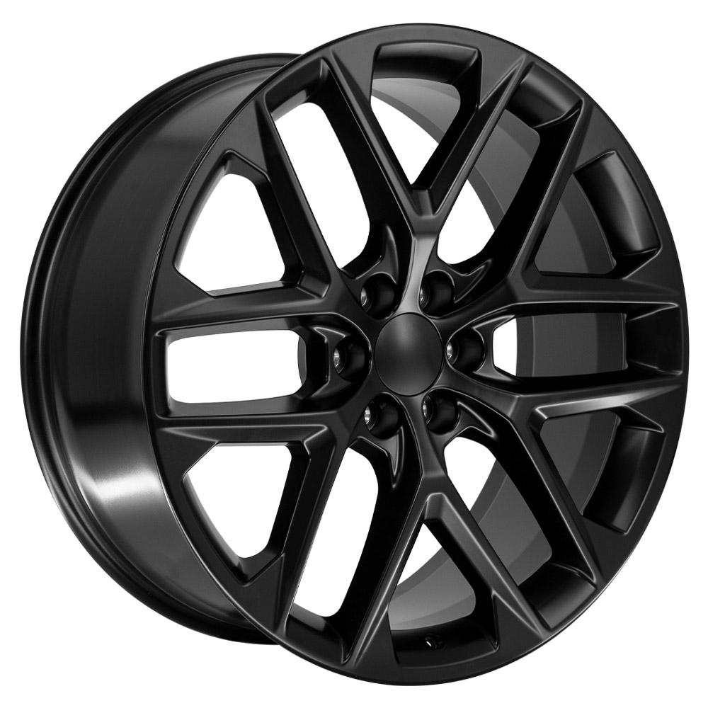 OE Wheels CV62 24x10 Satin Black replica wheel