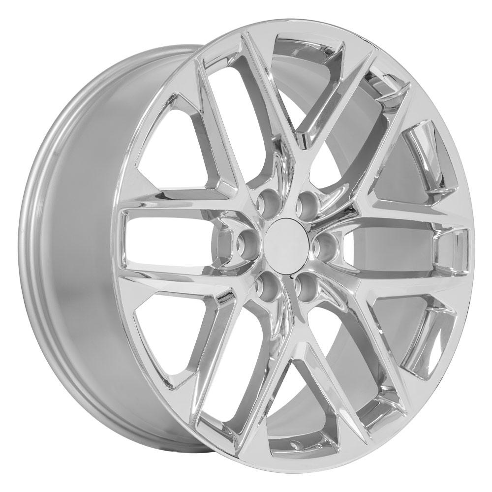 OE Wheels CV62 24x10 Chrome replica wheel