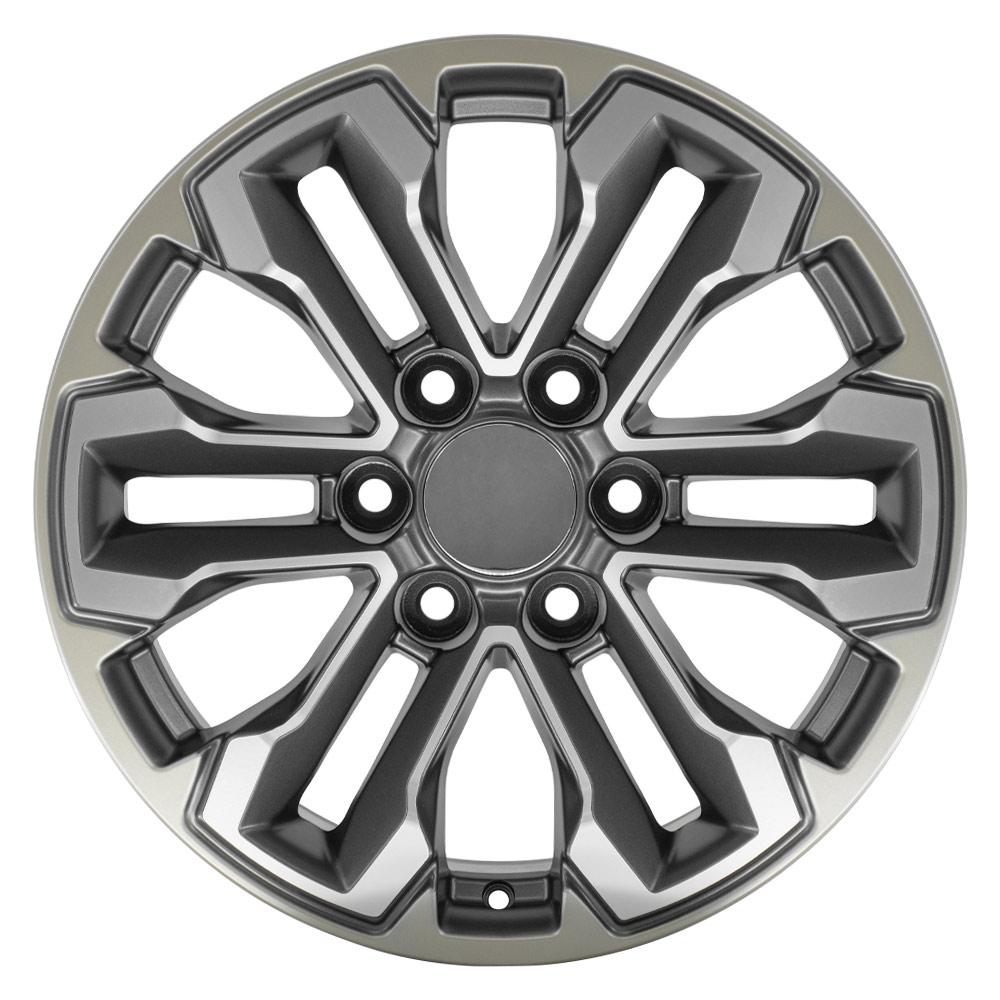 OE Wheels CV69 18x8.5 Satin Gunmetal Machined Face - Two Tone replica wheel