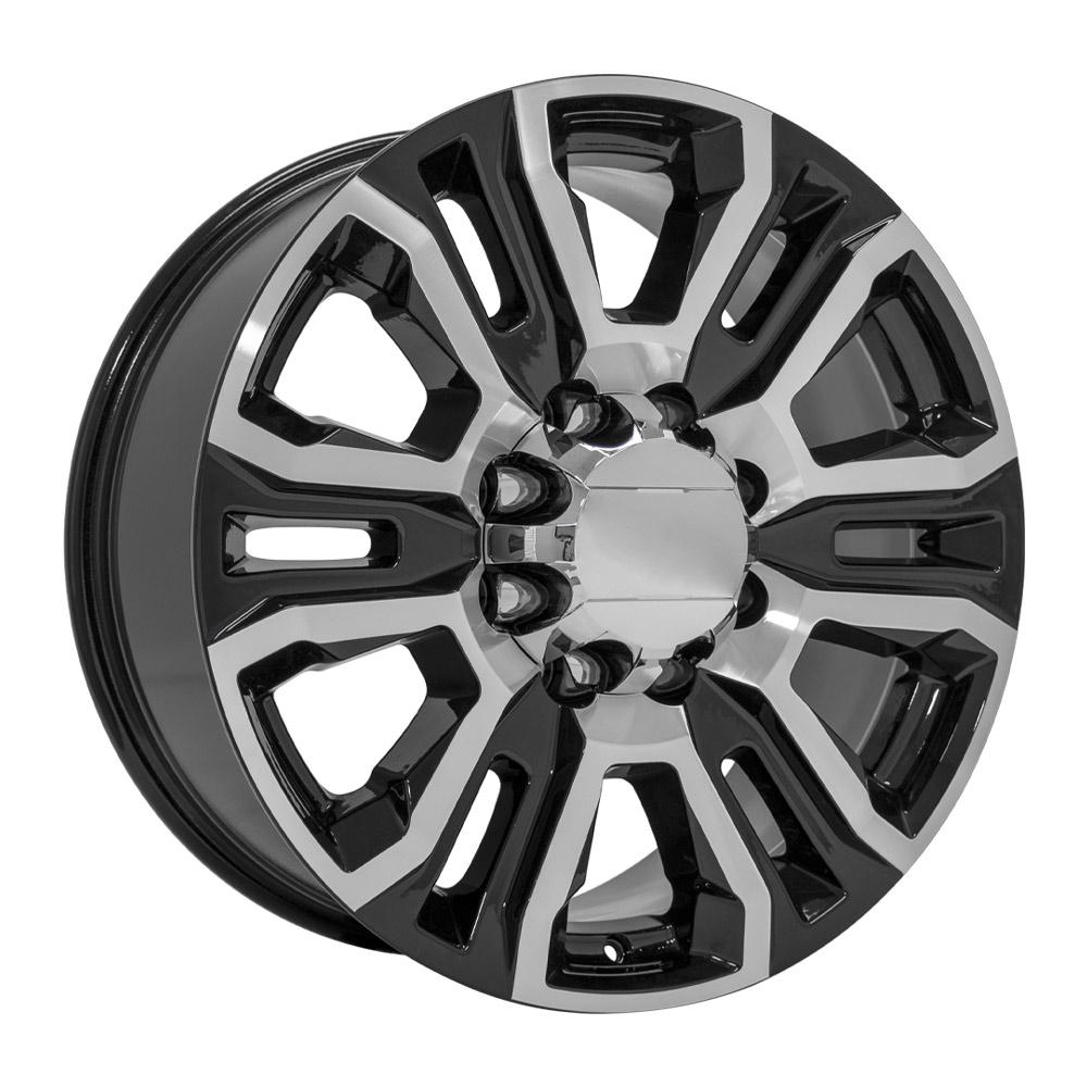 OE Wheels CV70B 20x8.5 Gloss Black Machined replica wheel