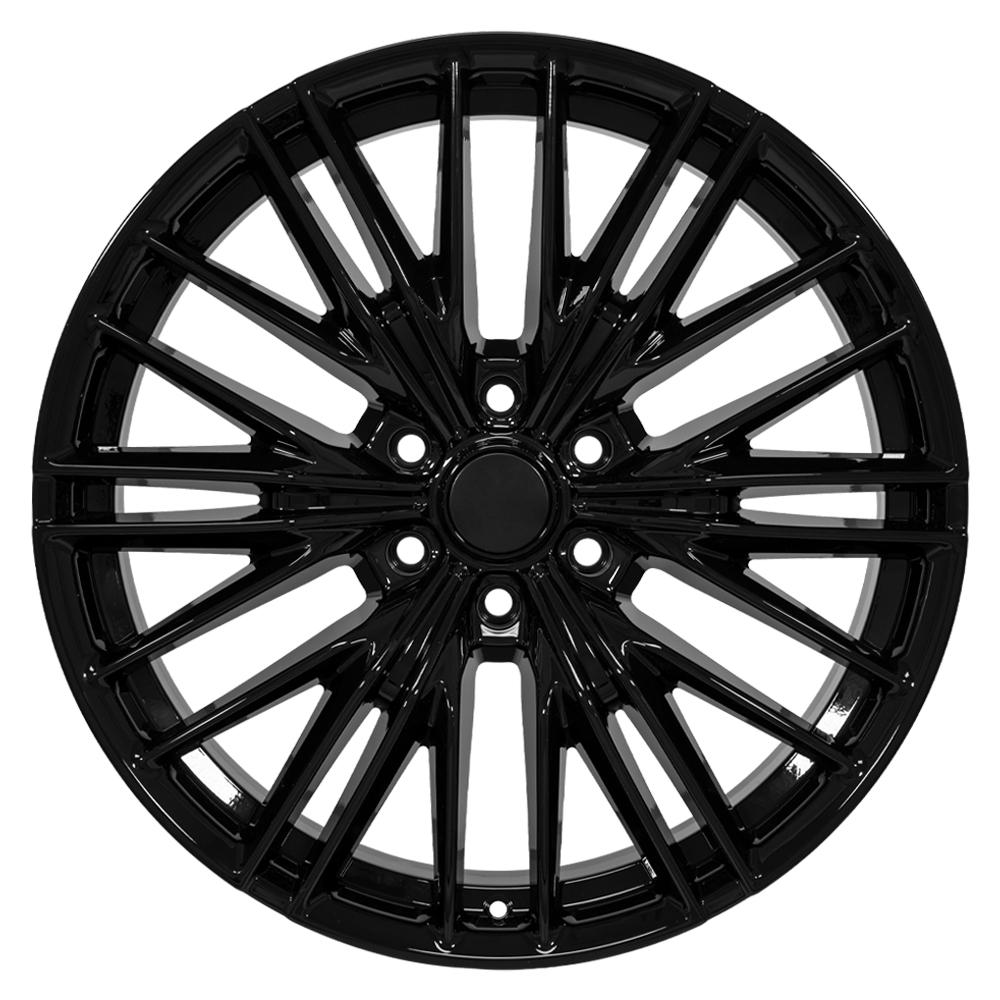 OE Wheels CV72 22x9 Gloss Black replica wheel