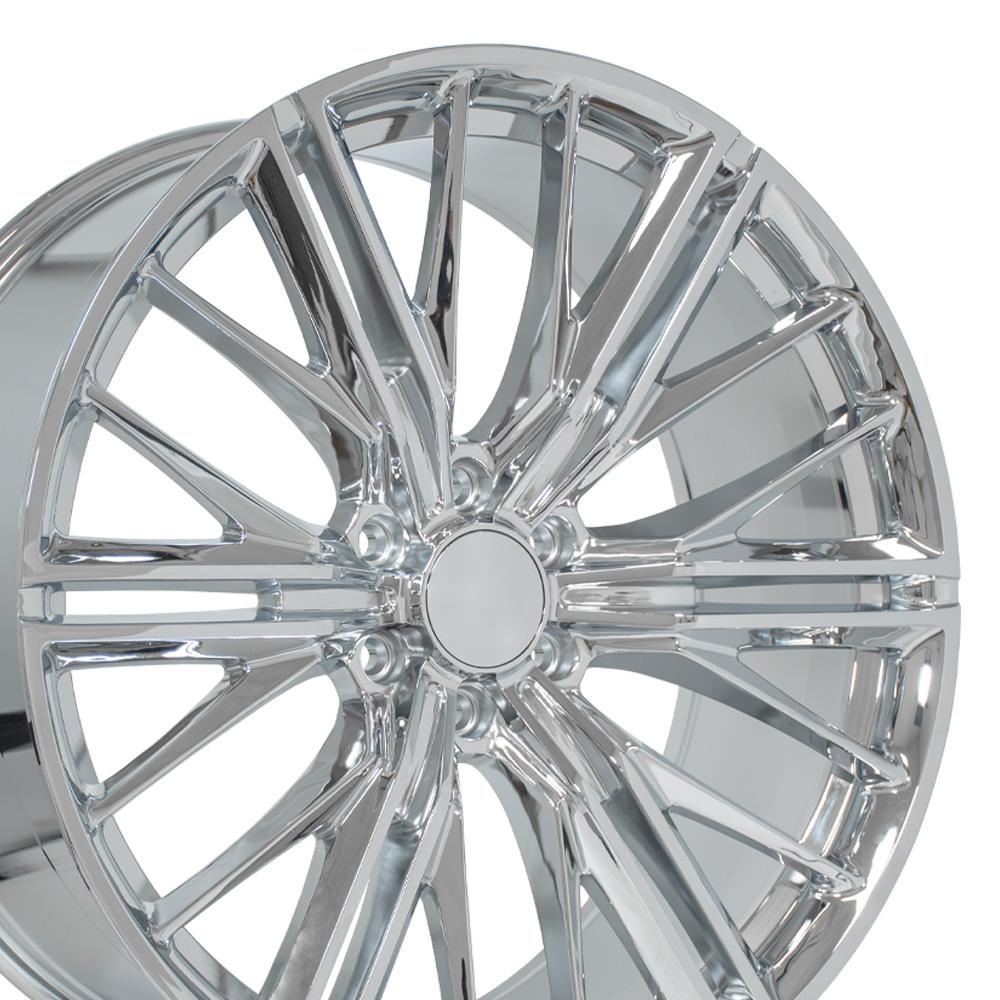 OE Wheels CV72 24x10 Chrome replica wheel