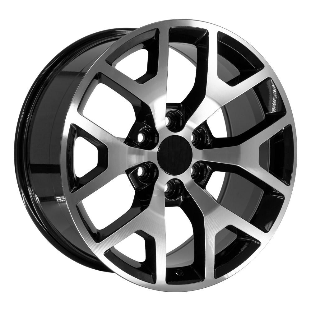 OE Wheels CV92 20x9 Gloss Black Machined replica wheel