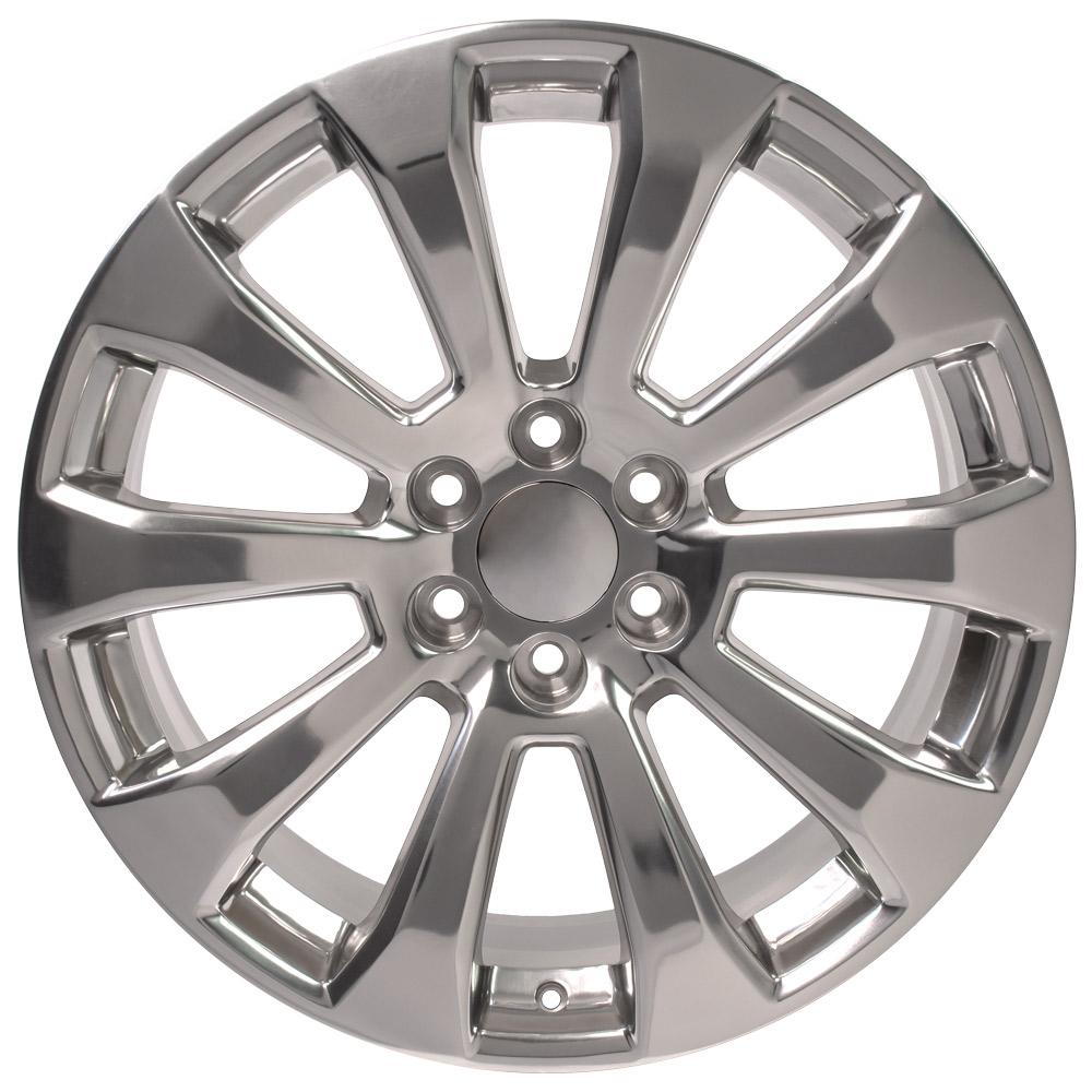 OE Wheels CV95 22x9 Polished replica wheel