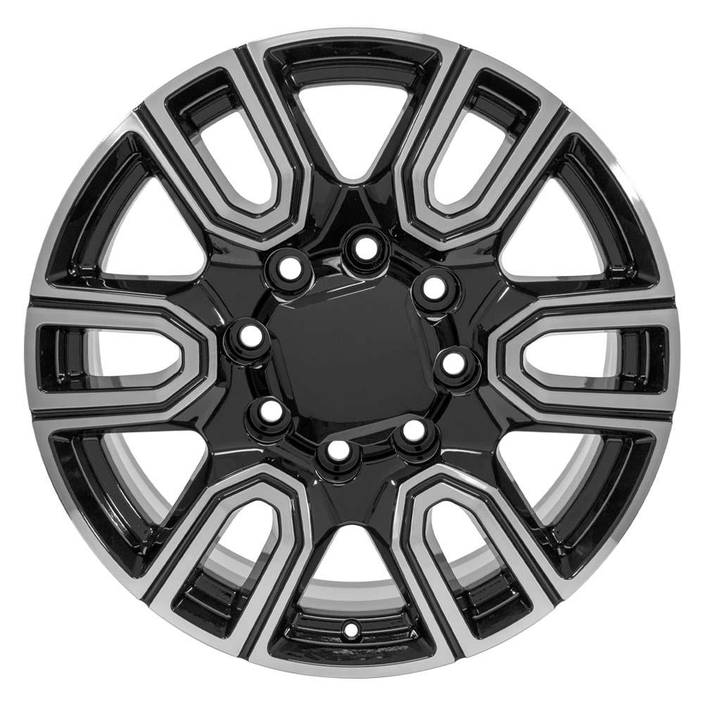 OE Wheels CV96B 20x8.5 Gloss Black Machined replica wheel