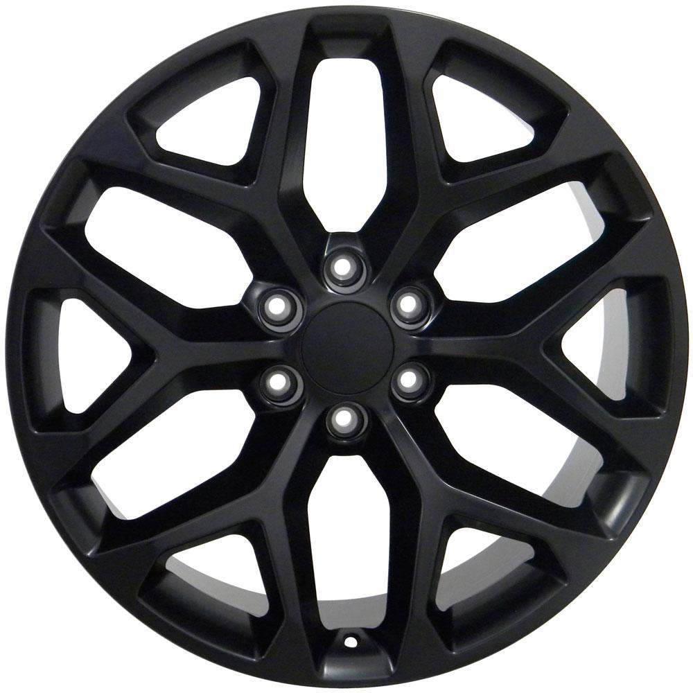 OE Wheels CV98B 22x9 Satin Black replica wheel