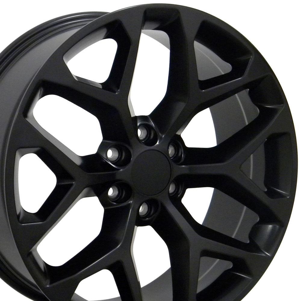 OE Wheels CV98B 22x9 Satin Black replica wheel