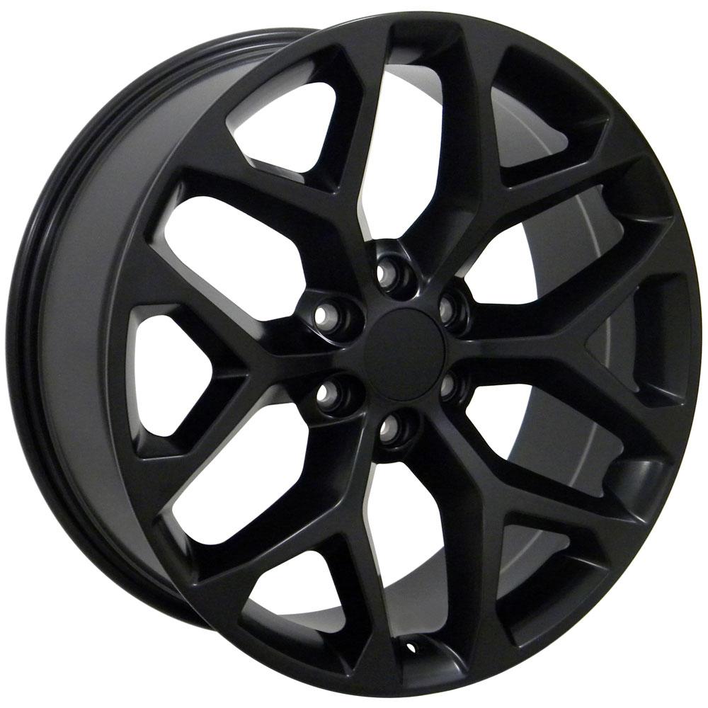 OE Wheels CV98B 22x9 Satin Black replica wheel