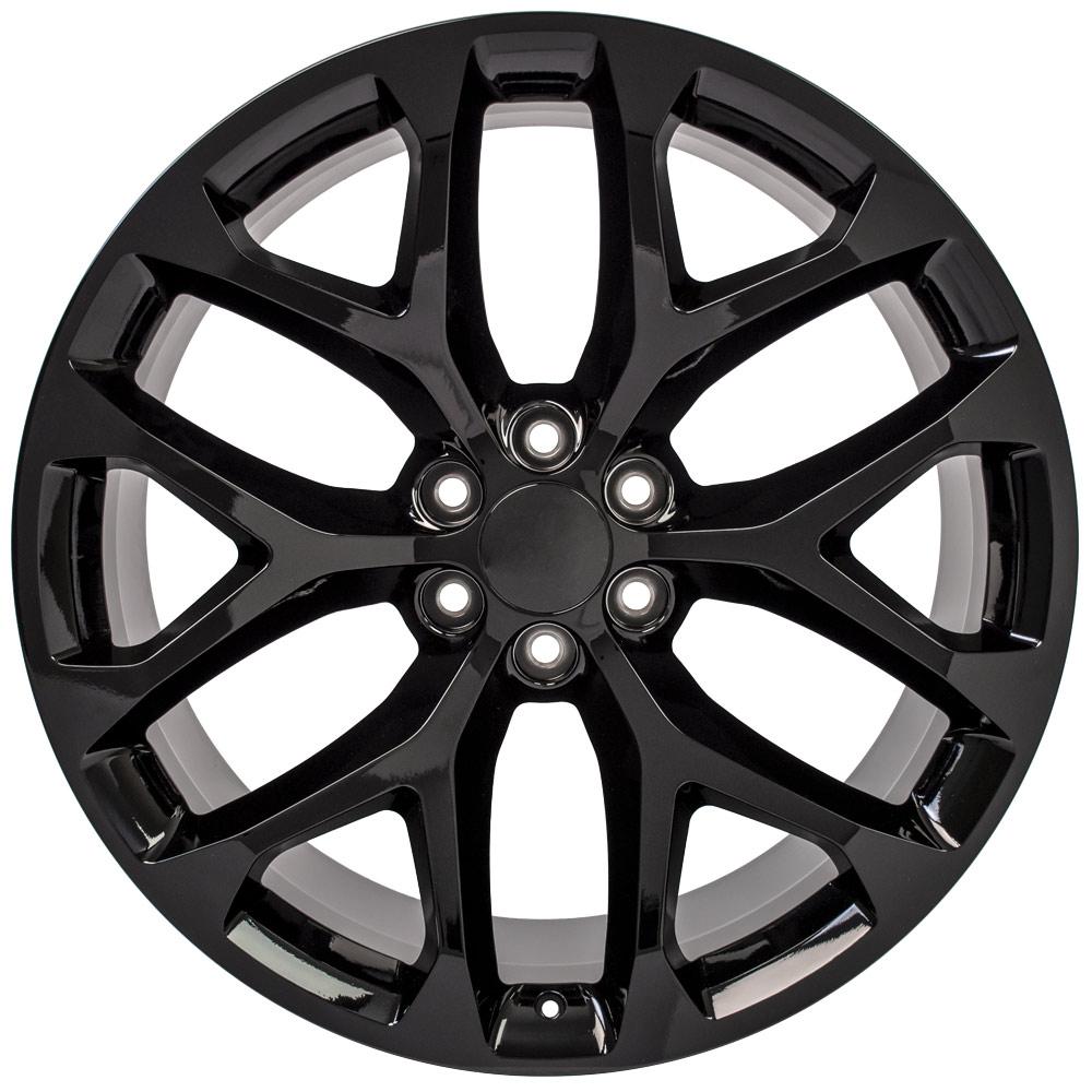 OE Wheels CV98B 24x10 Gloss Black replica wheel