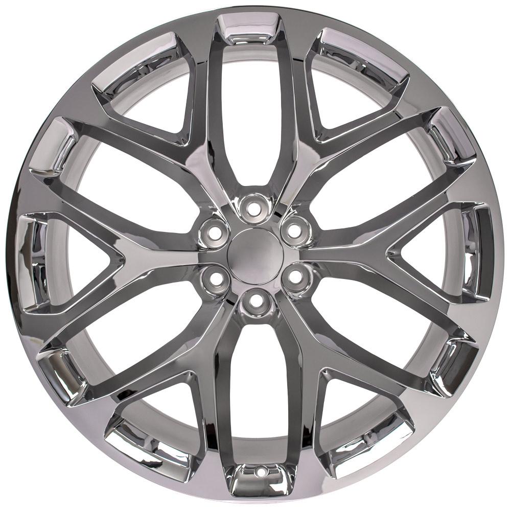 OE Wheels CV98B 26x10 Chrome replica wheel