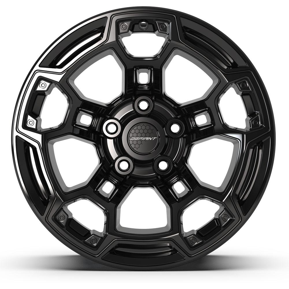 Defiant DF03B 17x9 Gloss Black wheel, 5x127, -12mm offset