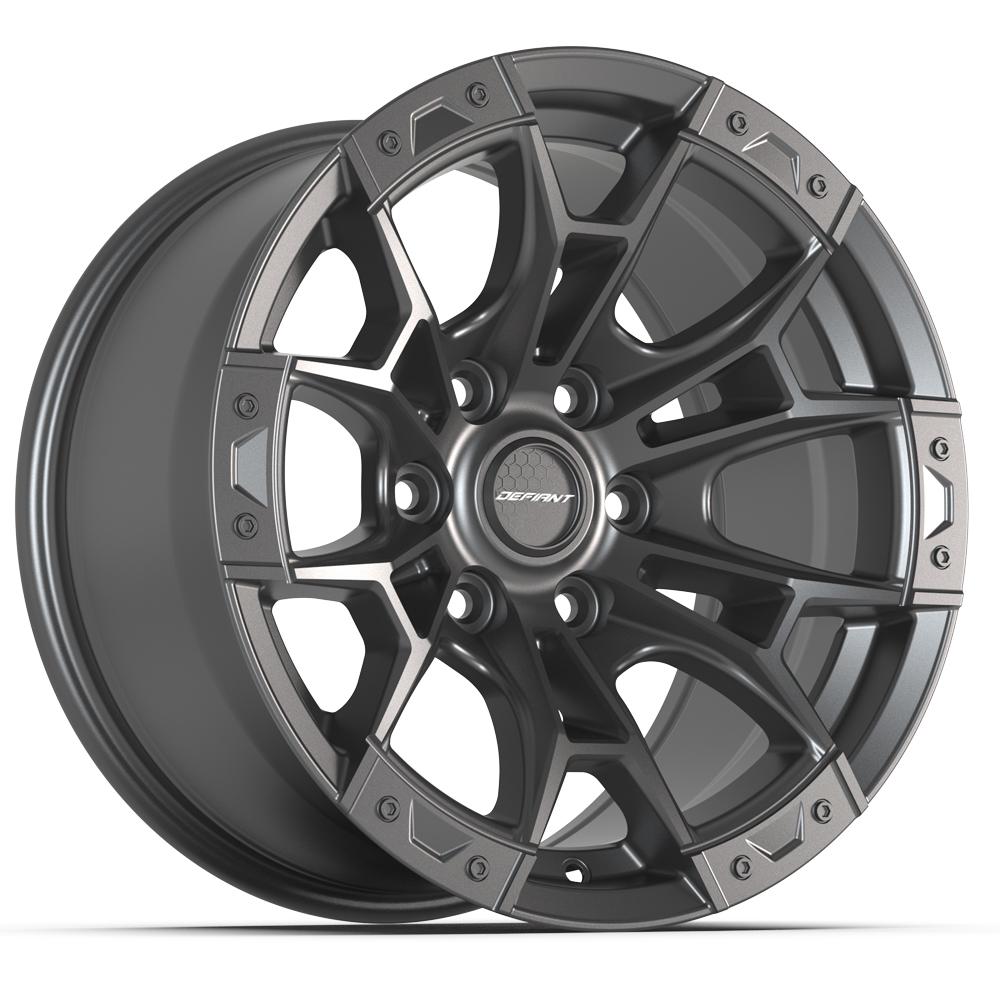 Set of 4 Defiant DF04 20x9 Satin Gunmetal wheel, 6x135, +12mm offset