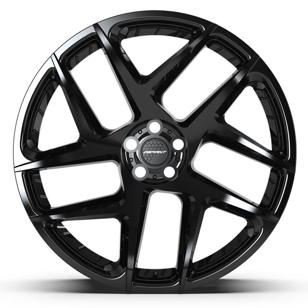 Set of 4 Defiant DF05 22x10 Gloss Black wheel, 5x120, +37mm offset