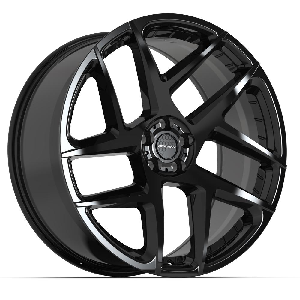 Defiant DF05 22x10 Gloss Black wheel, 5x120, 37mm offset
