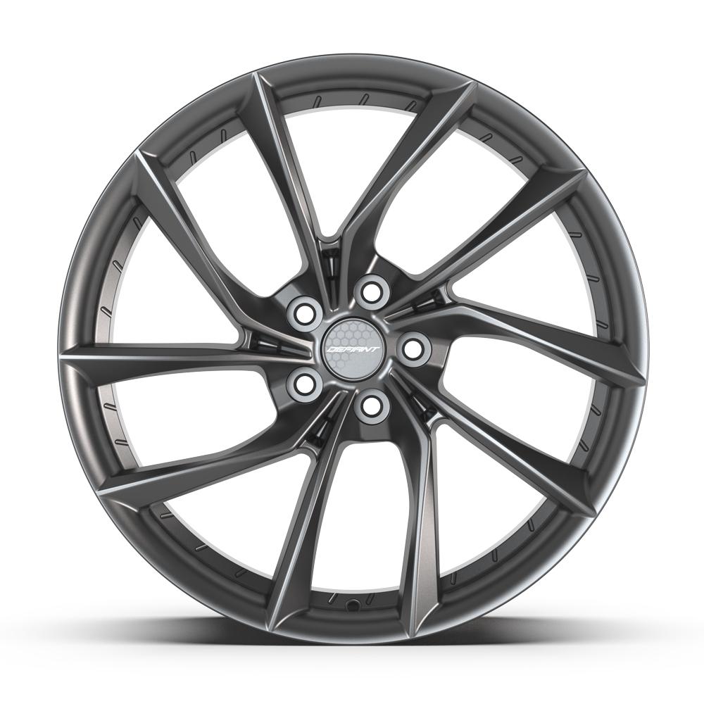 Defiant DF06 20x9 Dark Satin Charcoal wheel, 5x120, 35mm offset