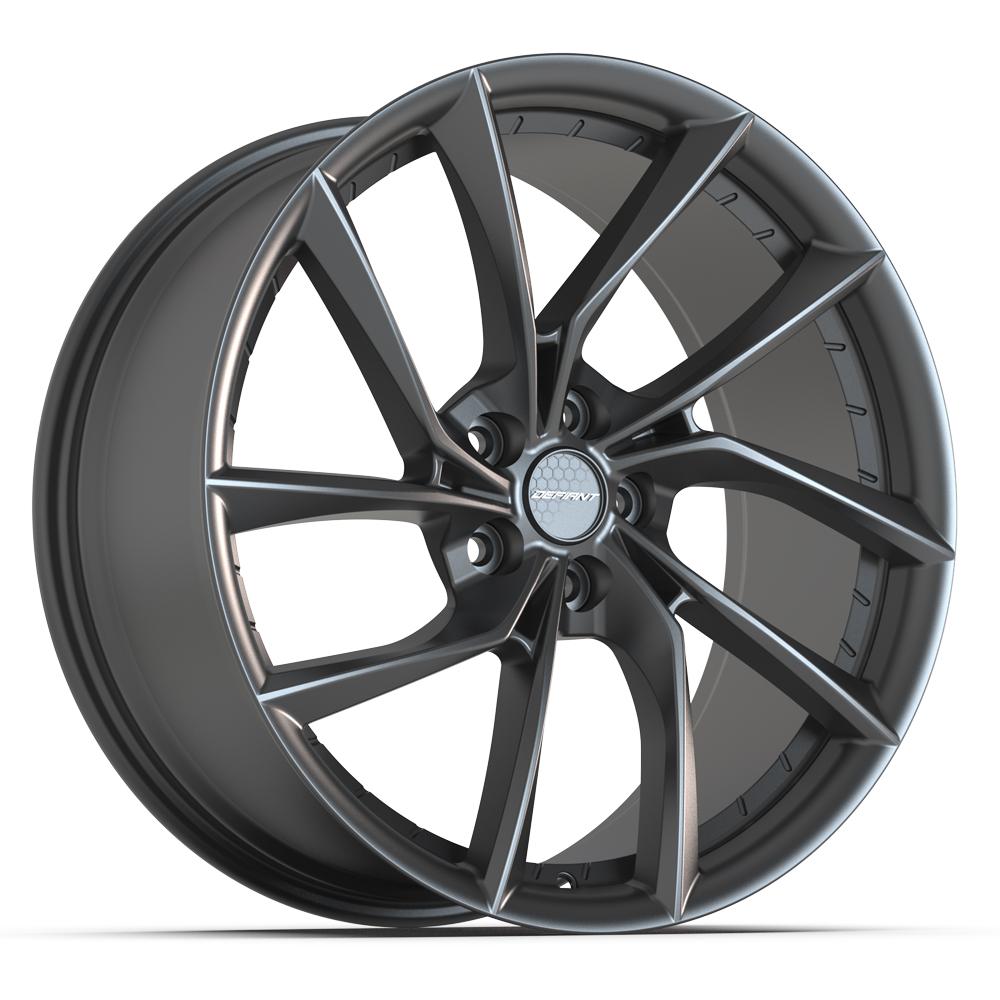 Defiant DF06 20x9 Dark Satin Charcoal wheel, 5x120, 35mm offset