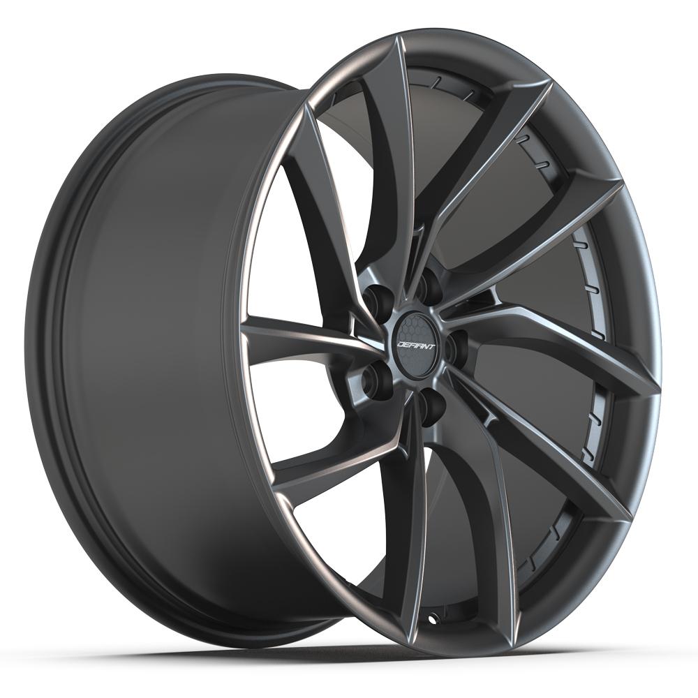 Defiant DF06 20x10 Dark Satin Charcoal wheel, 5x114.3, 35mm offset