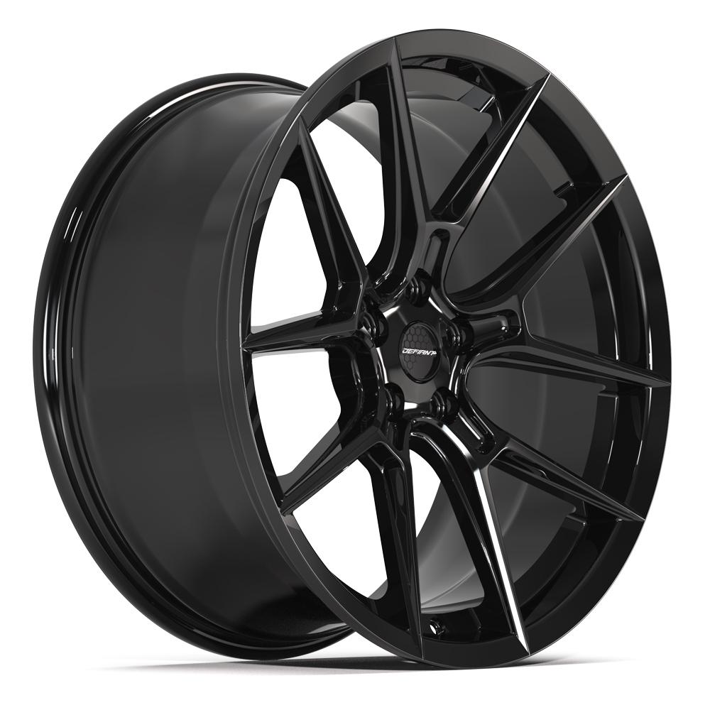 Set of 4 Defiant DF08 20x9 Gloss Black wheel, 5x114.3, +35mm offset