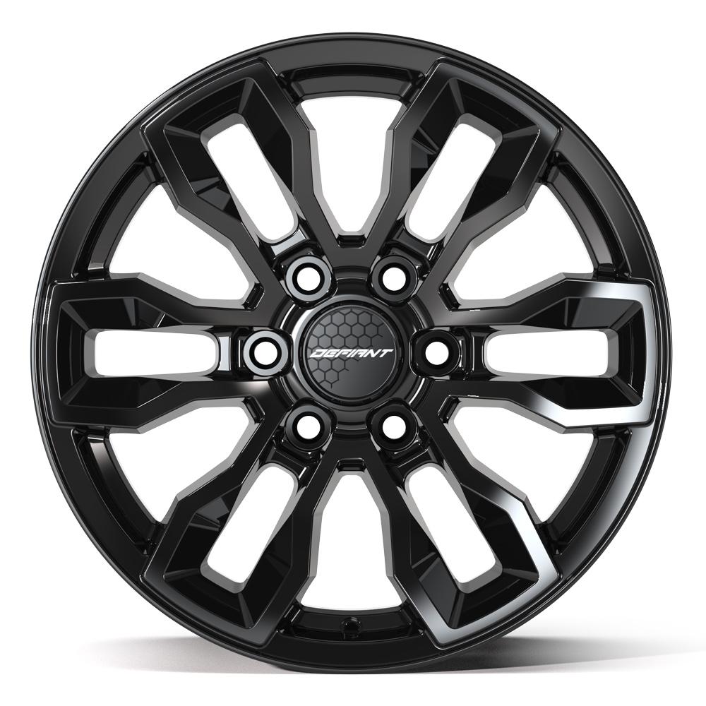 Defiant DF15A 18x9 Gloss Black wheel, 6x139.7, 18mm offset