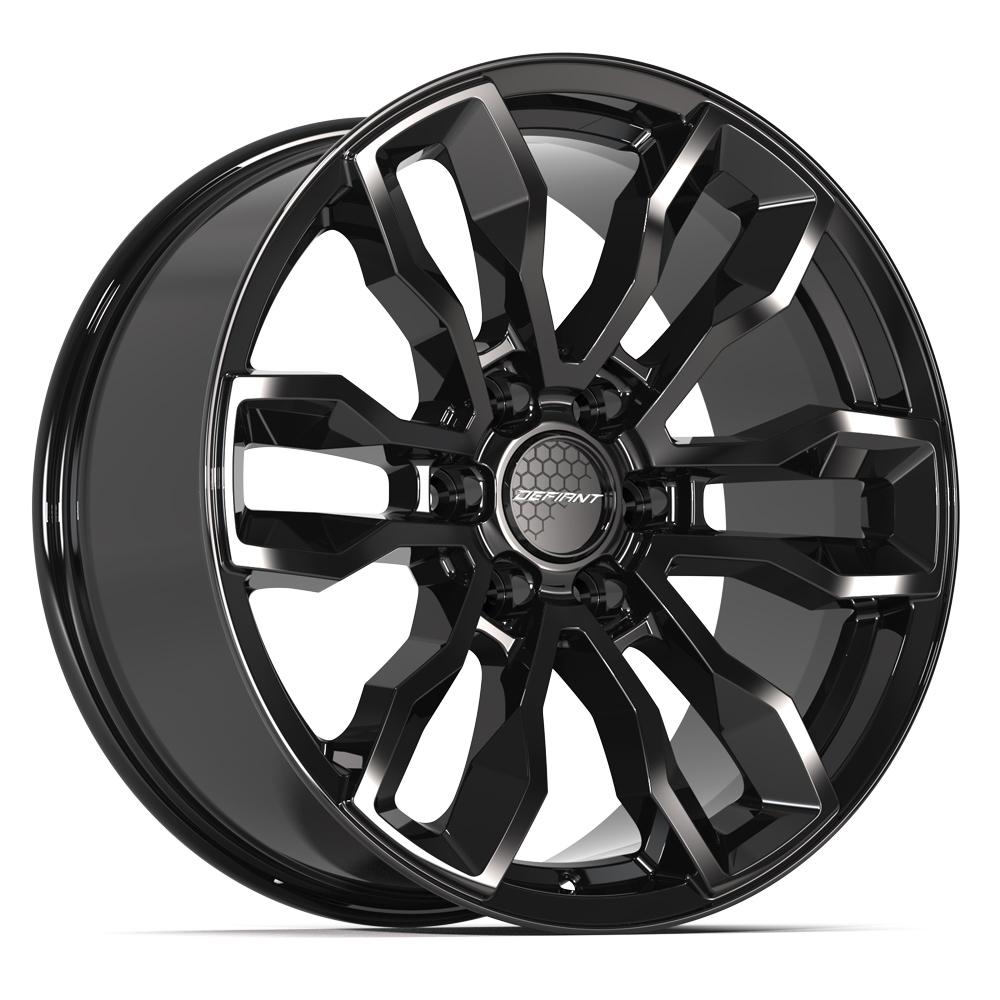 Defiant DF15B 20x9 Gloss Black wheel, 6x139.7, 18mm offset