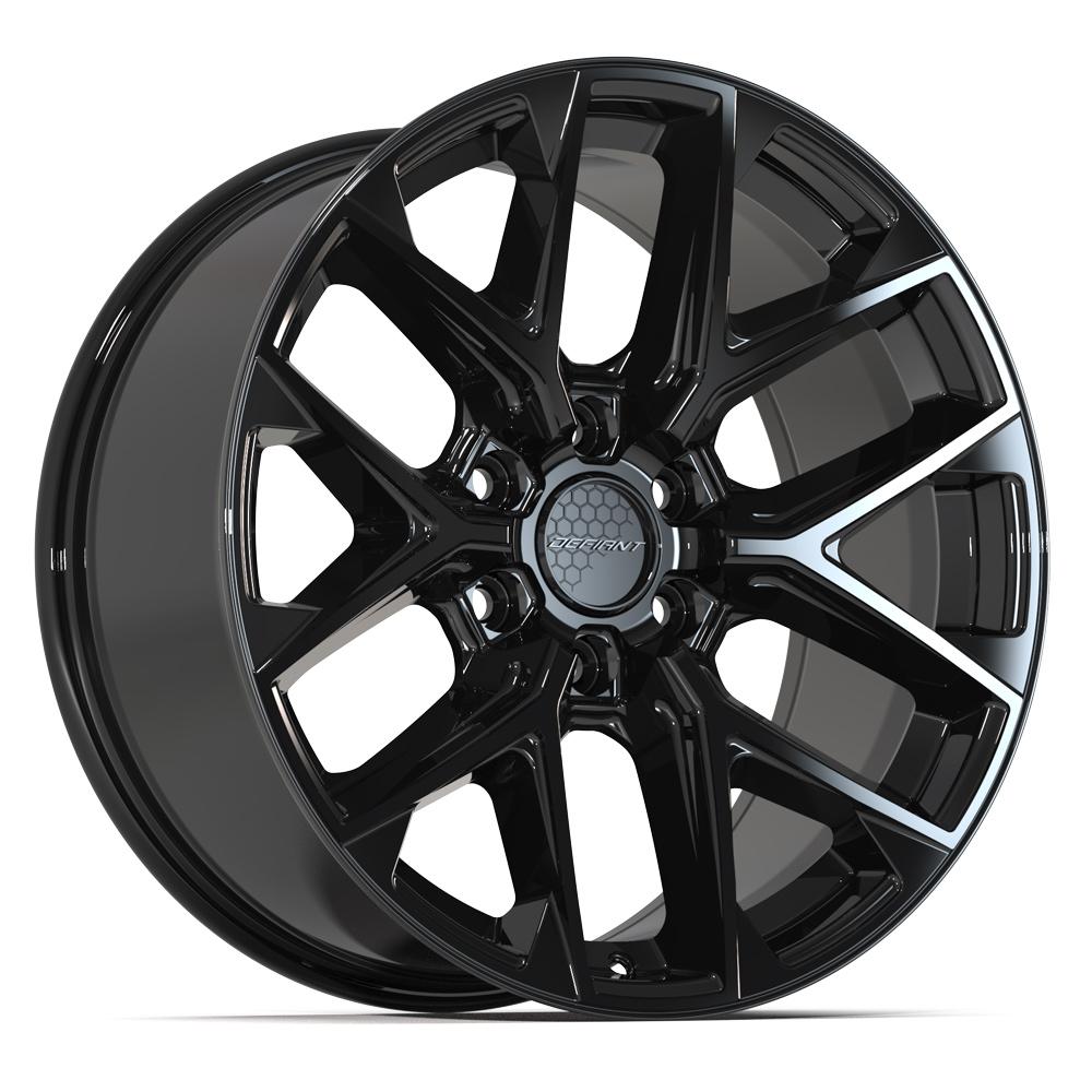 Defiant DF17B 20x9 Gloss Black wheel, 6x139.7, 18mm offset