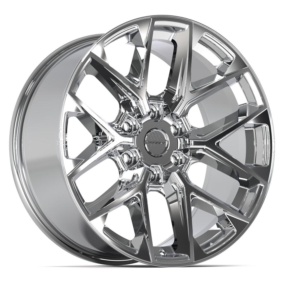 Defiant DF17B 20x9 Chrome wheel, 6x139.7, 18mm offset
