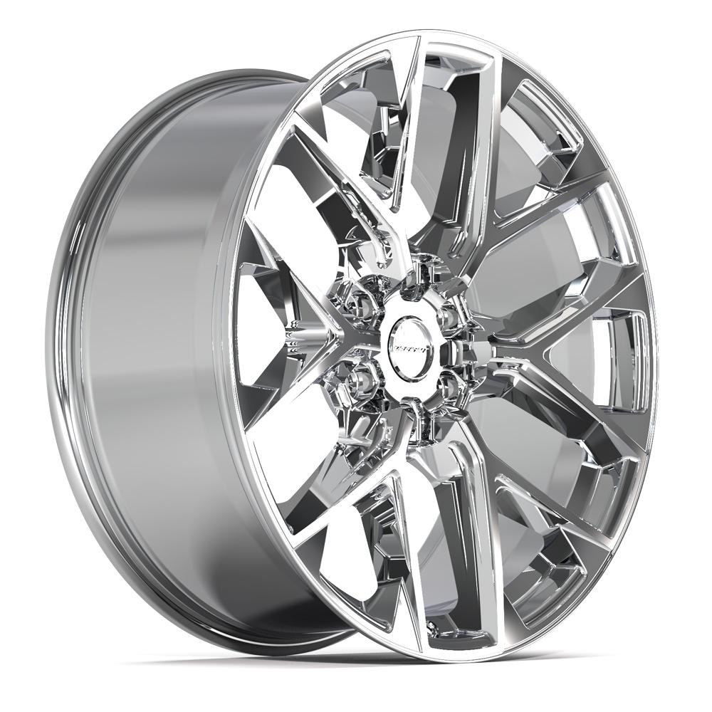 Defiant DF17B 22x9 Chrome wheel, 6x139.7, 18mm offset