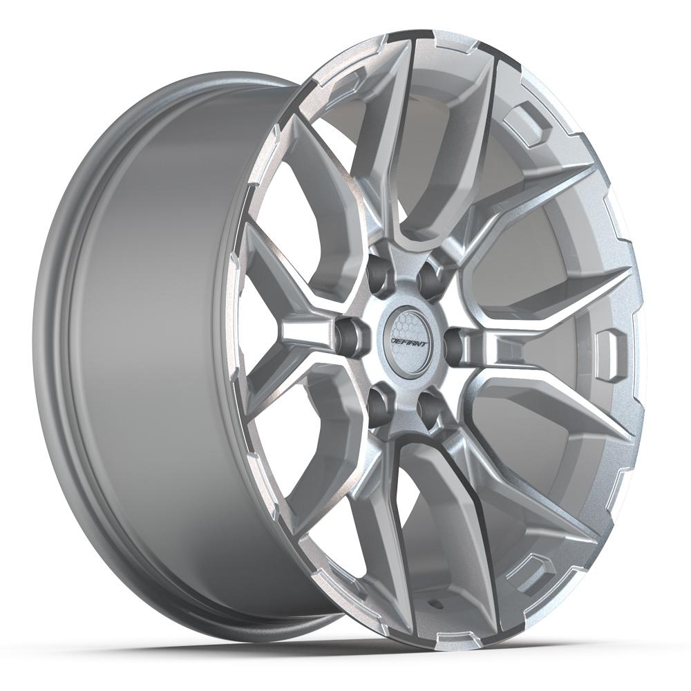 Defiant DF18A 20x9 Gloss Silver Machined wheel, 6x139.7, 18mm offset