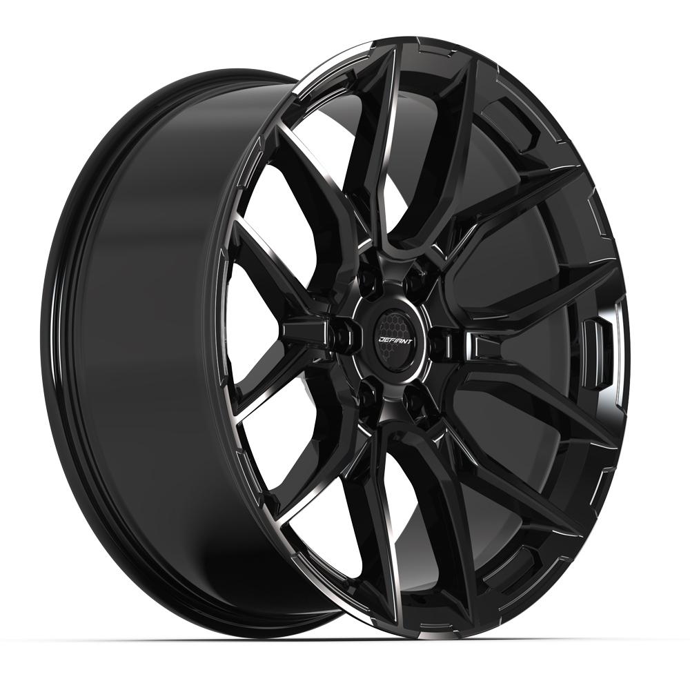 Defiant DF18B 22x9 Gloss Black wheel, 6x139.7, 18mm offset