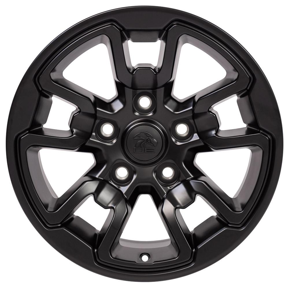 OE Wheels DG55 17x8 Satin Black replica wheel