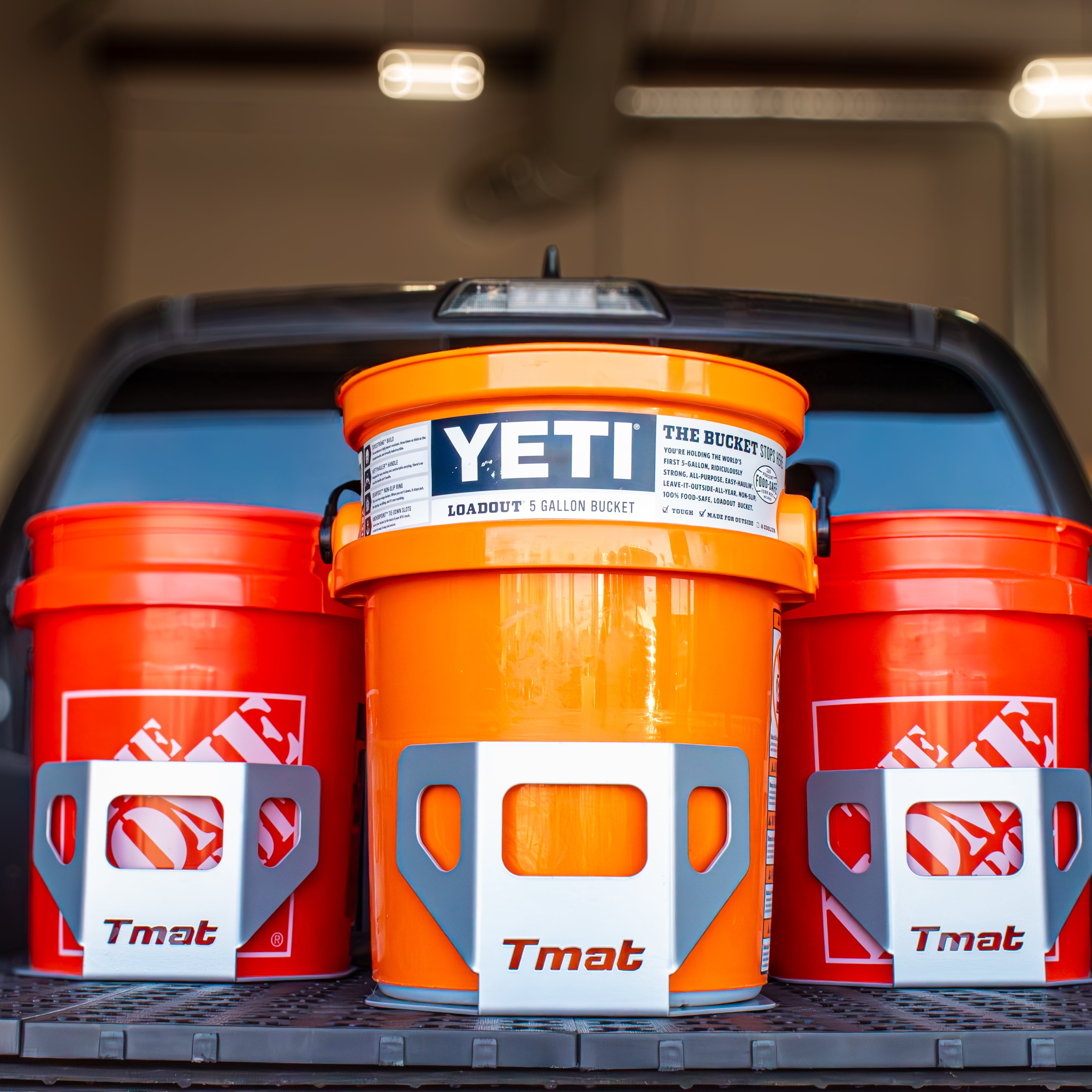 Tmat 5-Gallon Bucket Holder with Tmat Anchors