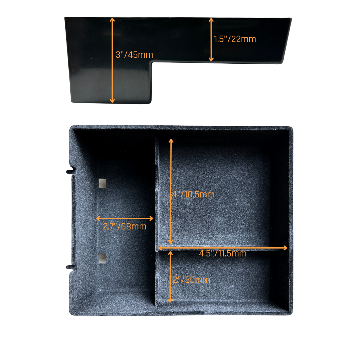 Armrest Organizer (tray) for Rivian R1T/R1S