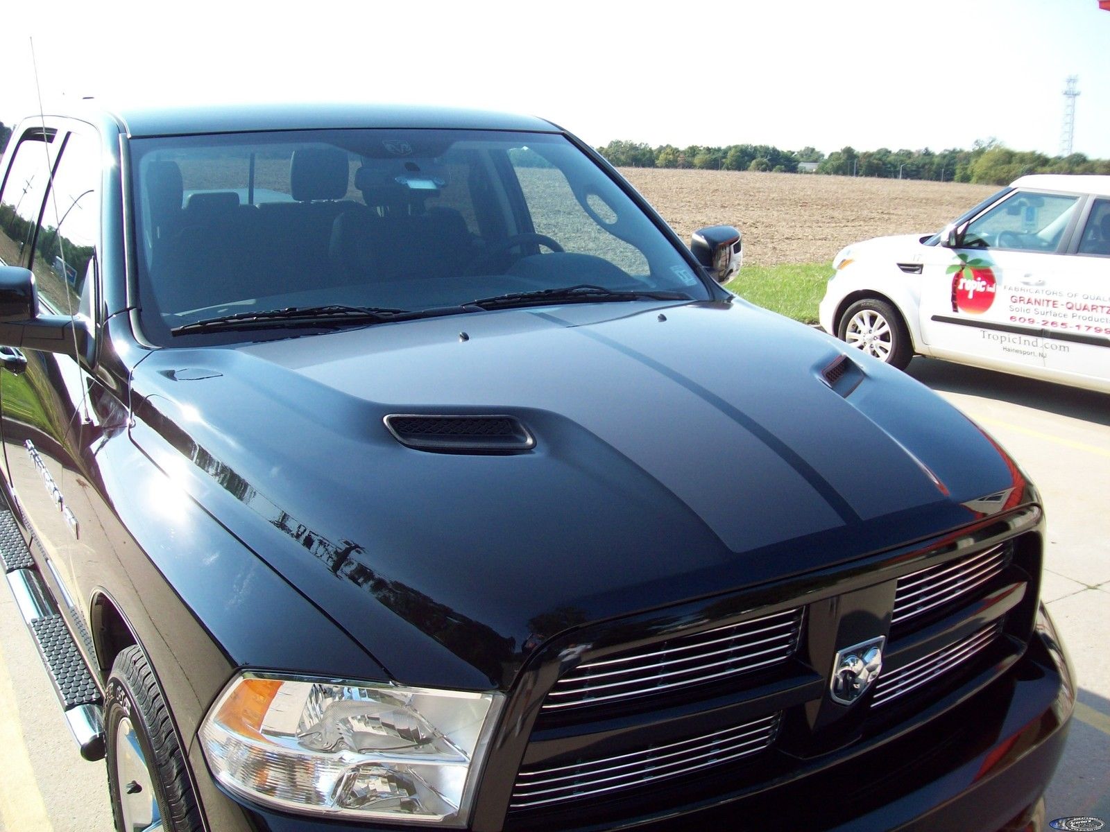 Dual Hood Decal Cover for 2009-2018 Dodge Ram 1500 SRT
