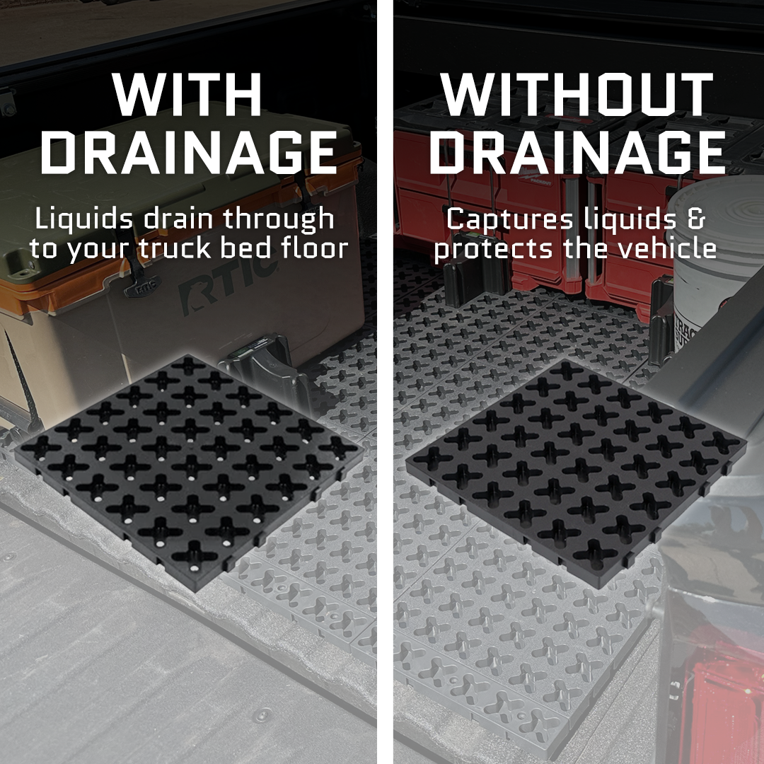 Tmat Truck Bed Organizer Slide Out Mat | Universal Fit for Standard Beds 6'6" to 6'9"