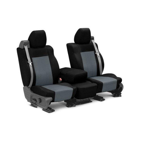 Custom Fit Truck Seat Covers for Ford, Chevy, Ram & Toyota – Carbon Fiber Sport Design | Made in USA