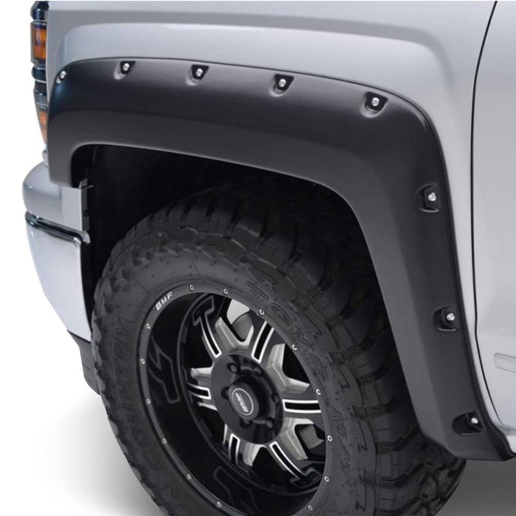 2019-2023 Chevrolet Silverado 1500 Fender Flares Riveted Style | Black Horse Off Road - Image 1